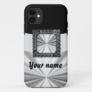 Black & silver customisable Case-Mate iPhone case