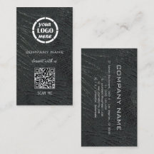 Black Silver Professional Design Modern QR Code