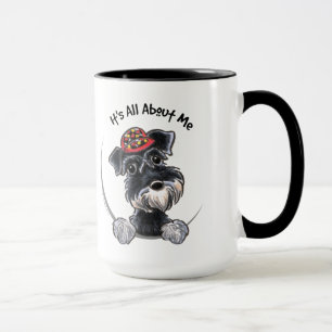 Black Silver Schnauzer IAAM Mug