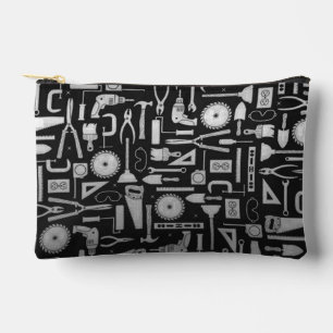 Black & Silver Workshop Tools Accessory Pouch