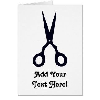 Black Simple Hair Scissors (Barber / Hairdresser)