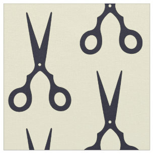 Black Simple Hair Scissors (Barber / Hairdresser) Fabric
