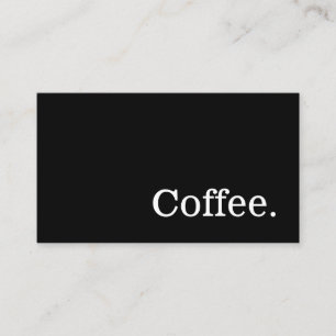 Black Simple News Word Dark Loyalty Punch-Card Card