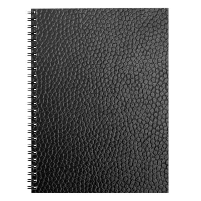 Black skin skin texture skin notebook (Front)