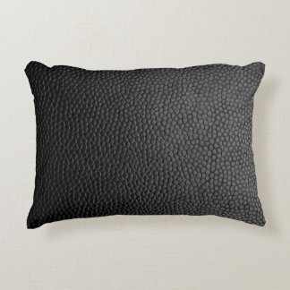Black skin texture skin decorative cushion