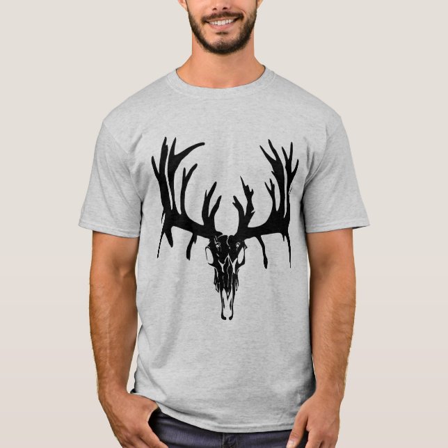 Black Skull customisation T-Shirt (Front)