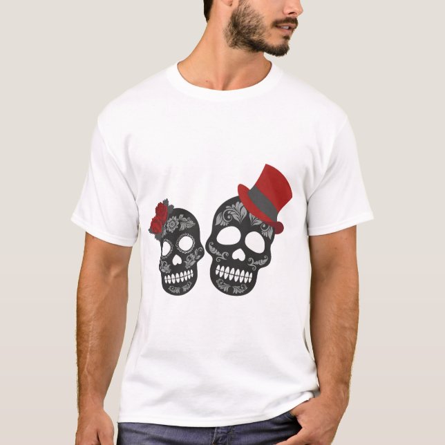 Black Skull Duo Thunder_Cove T-Shirt (Front)