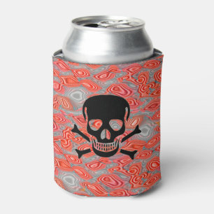 Black Skull Lava can cooler