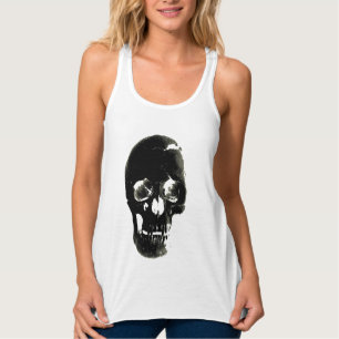 Black Skull - Negative Image Singlet