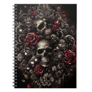 Black Skull Notebook