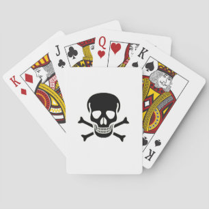 Black Skull playing cards