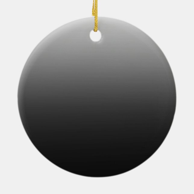 Black Sky Ceramic Tree Decoration (Back)