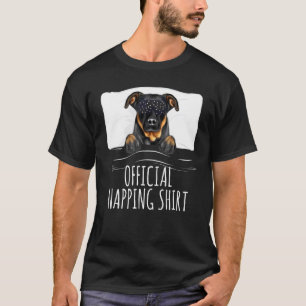 Black Sleep Mask Beauceron Official Napping T-Shirt