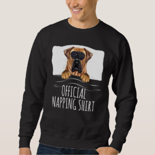 Black Sleep Mask Boerboel Official Napping Sweatshirt