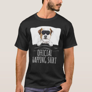 Black Sleep Mask Parson Russell Terrier Official N T-Shirt