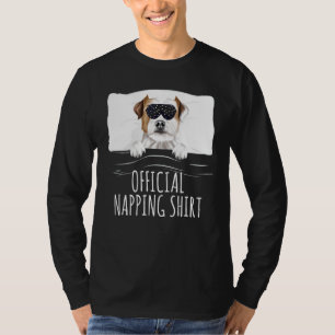 Black Sleep Mask Parson Russell Terrier Official N T-Shirt