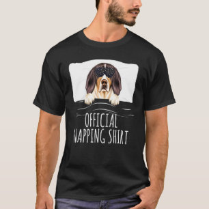 Black Sleep Mask Treeing Walker Coonhound Official T-Shirt