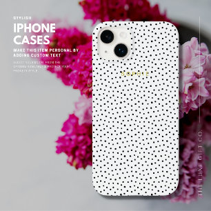 Black Small Polka Dot iPhone 7 Plus Case