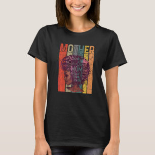 Black Smart Mom Afro African American Mothers Day  T-Shirt