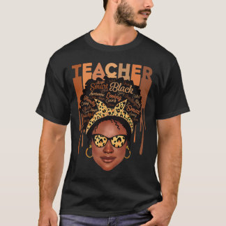 Black Smart Teacher Black History Month Shirt For 