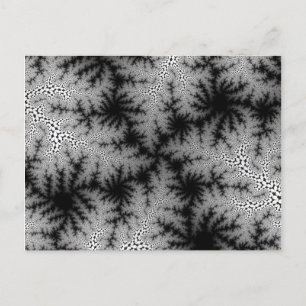 Black Smoke Speckle Postcard