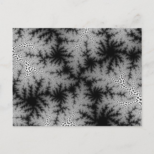 Black Smoke Speckle Postcard (Front)