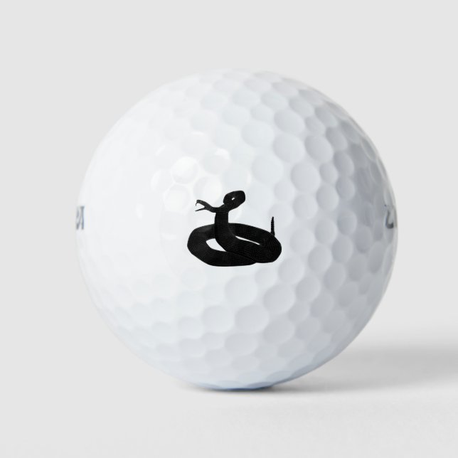 Black Snake Golf Balls (Front)