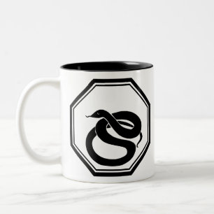 Black Snake Two-Tone Coffee Mug