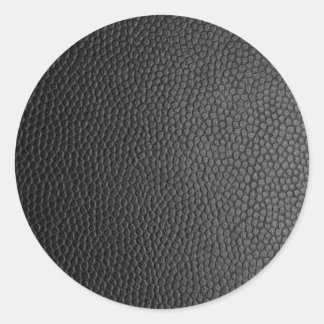Black Snakeskin  Classic Round Sticker