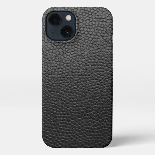 Black Snakeskin iPhone Case (Back)