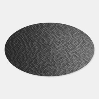 Black Snakeskin  Oval Sticker