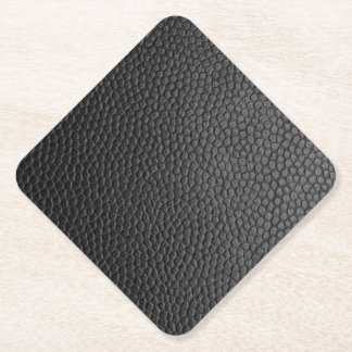 Black Snakeskin Paper Coaster