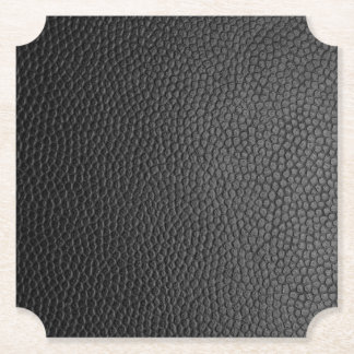 Black Snakeskin Paper Coaster