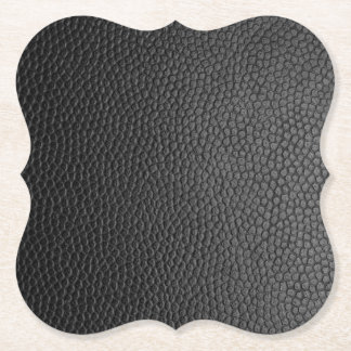 Black Snakeskin Paper Coaster