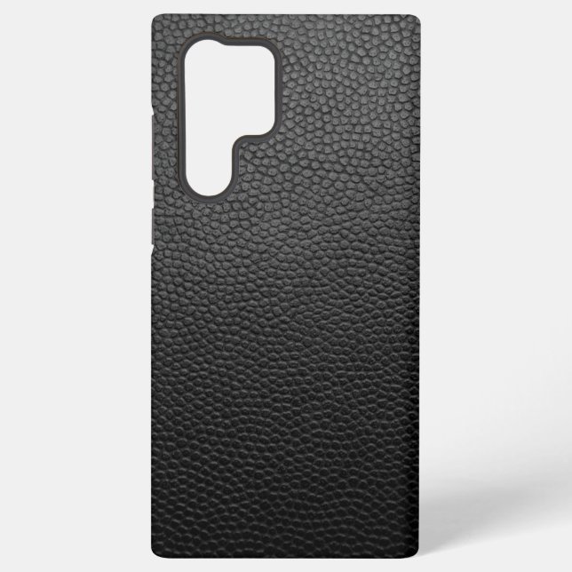 Black Snakeskin Samsung Galaxy S22 Ultra Case (Back)