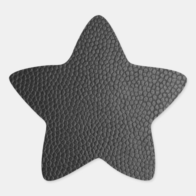 Black Snakeskin  Star Sticker (Front)