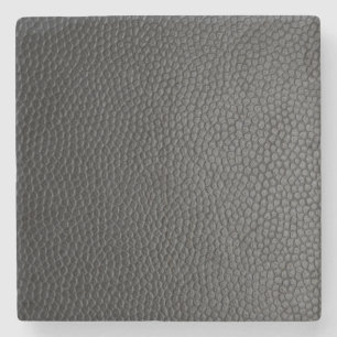 Black Snakeskin Stone Coaster