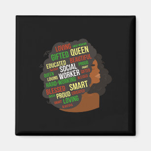 Black Social Worker African American Social Worker Magnet