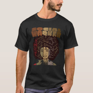 Black Social Worker I m Unbreakable School African T-Shirt