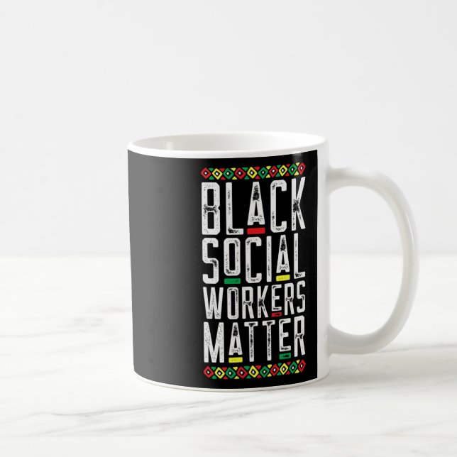 Black Social Workers Problem African American Live Coffee Mug (Right)
