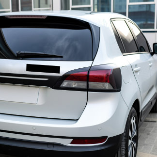 Black Solid Colour Bumper Sticker