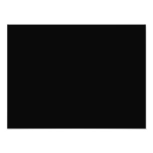 Black (solid colour) photo print