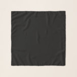 Black Solid Colour Scarf<br><div class="desc">Black solid colour</div>