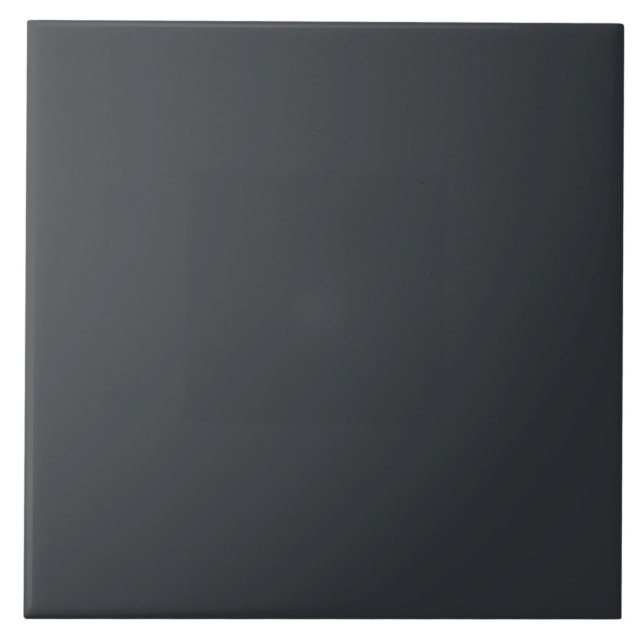 Black Solid Colour Tile (Front)