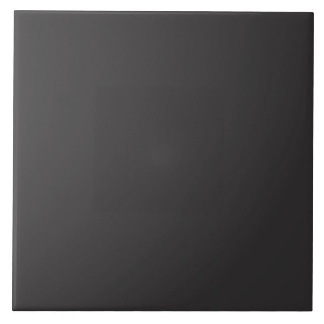Black Solid Colour Tile (Front)