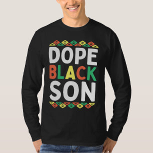 Black Son African American Black History Month Pri T-Shirt