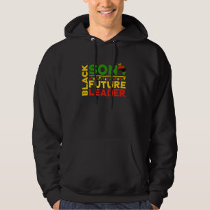 Black Son Future Leader Black History Afro African Hoodie