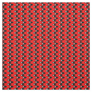 Black Spaceships Fabric