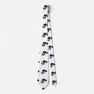 Black Spade Mermaid Silhouette Thunder_Cove  Tie