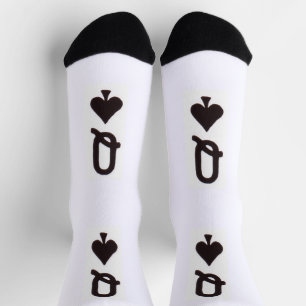 Black Spade Queen Thunder_Cove Socks